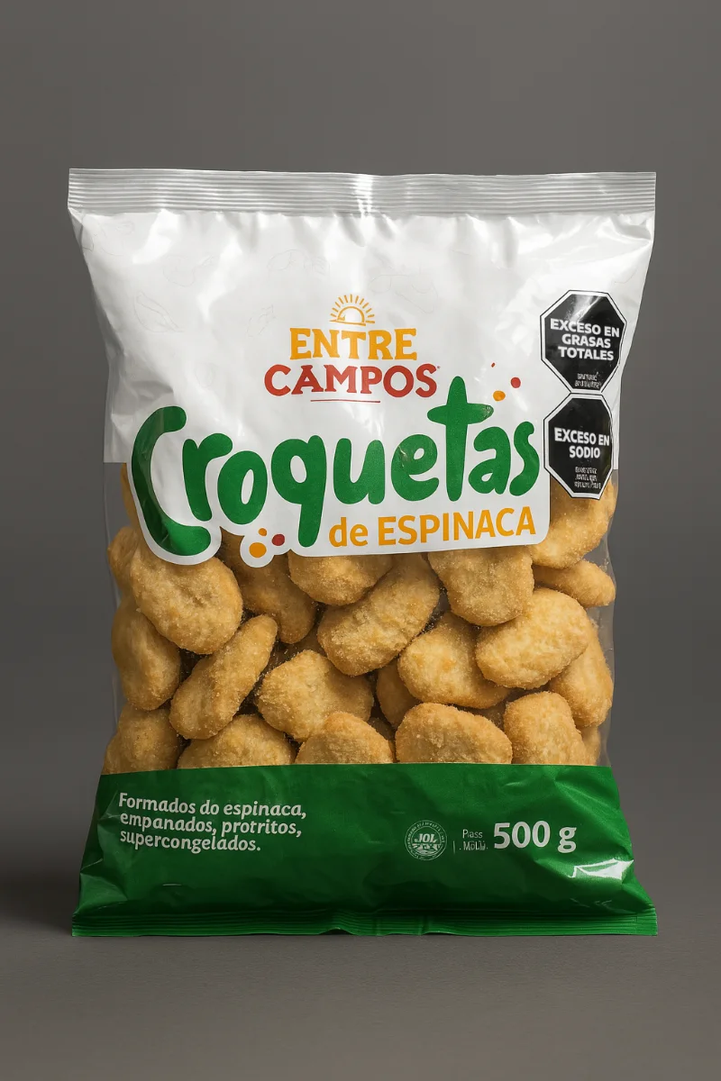Croquetas de Espinaca x 500g.